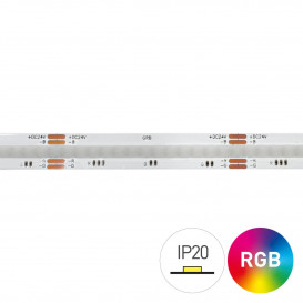 Tira LED RGB 24V 15W/m 840 COB IP20 5m