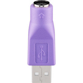 Adaptador USB A Macho a MiniDIN 6 Hembra PS/2 GOOBAY