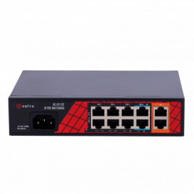 More about Switch PoE Ethernet 8P + 2 Uplink SAFIRE