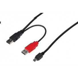 More about Cable USB A Macho a MiniUSB B y alimentacion 0,6m