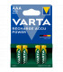 Bateria R03 AAA 1000mAh 1,2V NiMh (BLISTER 4 unidades) VARTA