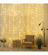 Cortina LED Luminosa 3X2mt Luz Calida Navidad