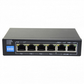 More about Switch PoE Ethernet 4P+2P RJ45 MINI SAFIRE