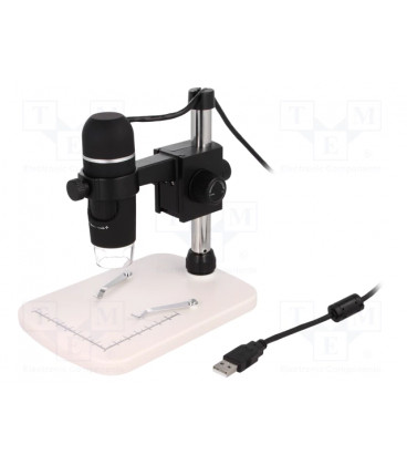 Microscopio Digital Aumento 10+x300 Interfaz USB 2.0