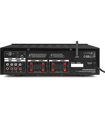 Amplificador Audio Stereo 4Ch 400Wmax PV240BT