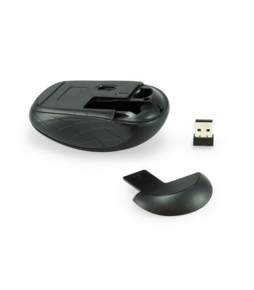Raton Inalambrico USB 1600dpi EQUIP MINI GRIS