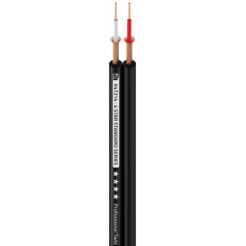 Cable Audio Paralelo 2x0,14mm CU NEGRO ADAM (100m)