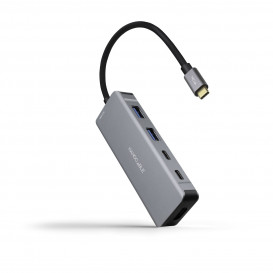 More about DOCK HUB USB-C 2xUSB-A+2xUSB-C+HDMI+USB-C PD 100W GRIS NANOCABLE