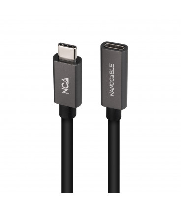 Cable Prolongador USB-C Macho Hembra USB3.2 1m NANOCABLE