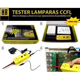Comprobador-Simulador de Lamparas de TV LCD TL1040