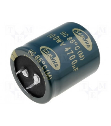 Condensador Electrolitico 4700uF 100V 35x40mm 2pin