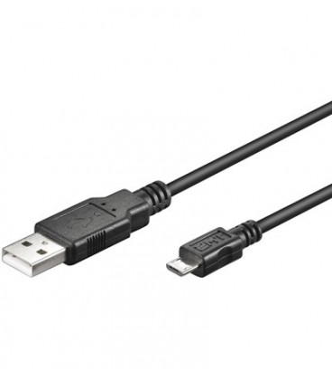 Cable USB A Macho a MicroUSB B Macho 1m