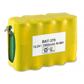 Bateria Ni-Mh 12V 2700mA AAx10 Terminales Soldar