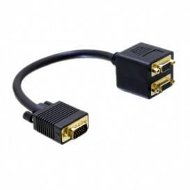 Cable VGA a 2 VGA Duplicador 0,20cm