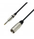 Cable XLR Macho a JACK 6,3 Mono 3m