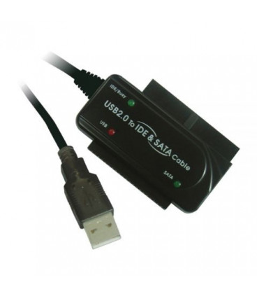 Adaptador USB 2. 0 a Disco Duro IDE o SATA.