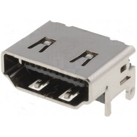 Conector HDMI Hembra Circuito Inpreso 19 pin SMD