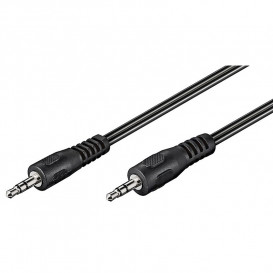 Cable Stereo Jack 3,5mm Macho 2,5m