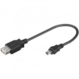 More about Cable USB 2.0 A Hembra a MiniUSB B Macho OTG