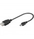Cable USB 2.0 A Hembra a MiniUSB B Macho OTG
