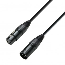 Cable DMX XLR Macho 3P a XLR Hembra 3P 6m