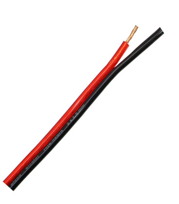 Bobina 100m Cable Paralelo 2x1,5mm OFC ROJO/NEGRO
