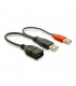Cable USB + alimentacion