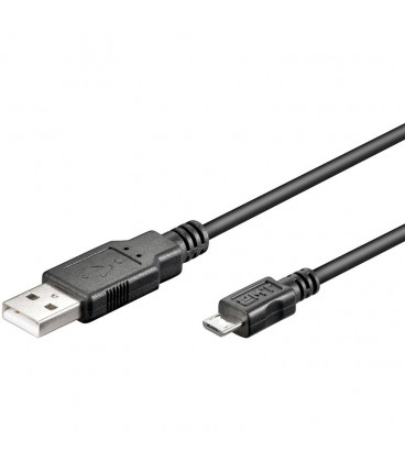 Cable USB 2.0 a MicroUSB 0,3m