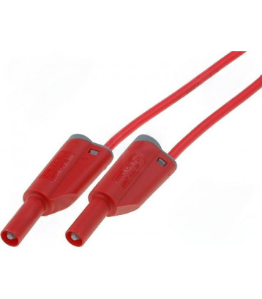 Cable de Pruebas con banana 36A 2m Rojo