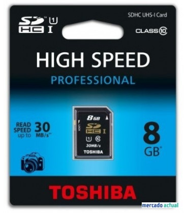 Tarjeta SDHC 8Gb Class10 Toshiba