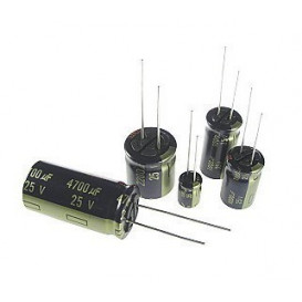 Condensador Electrolitico 3900uF 16Vdc medidas 16x25mm Radial