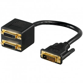 Cable DVI a 2 DVI Duplicador