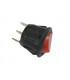 Interruptor Basculante Luminoso Rojo 3 faston 10A/250V R13112B02BR2N2