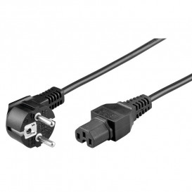 Cable Alimentacion IEC320-C15 a SCHUKO 1,8m