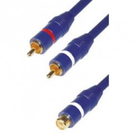 More about Cable RCA 2 Machos a 1 RCA Hembra 20cm