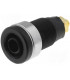 Hembrilla 4mm color NEGRO 30Amp para Chasis