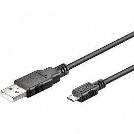 Cable USB 2.0 a MicroUSB 3m GOOBAY