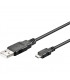 Cable USB 2.0 a MicroUSB 3m GOOBAY