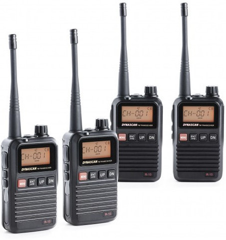 Pack 4 walkies R10 PMR446