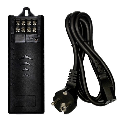 Alimentador Salida Fija 12VDC  5A 60W 5,5x2,1mm. x4 a Tornillo CCTV