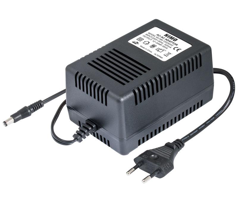Alimentador Fijo Alterna 12Vac 3Amp 36W 5,5x2x9,5mm