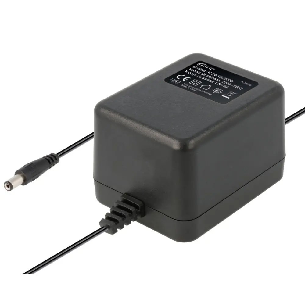 Alimentador Fijo AC Alterna 12Vac 2Amp 24W 5,5x2x9,5mm AC/AC