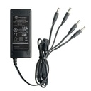 Alimentador Salida Fija 12VDC  5A 60W Conector 5,5x2,1mm.x4 CCTV