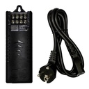 Alimentador Salida Fija 12VDC  5A 60W 5,5x2,1mm. x4 a Tornillo CCTV