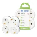 Adaptador 4 Tomas Hembra Schuko 3500W 16A  Cuadrado