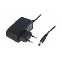 Alimentador Salida Fija 12Vdc 1A 12W Conector 5,5x2,1mm Centro Negativo